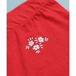 Pine Kids Cotton Lycra Knit Panties with Floral Print & Bow Applique Pack of 3 (Colour May Vary )