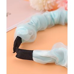 Pine Kids Free Size Hair Band With Rhinestone Detailing - Light Blue