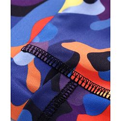 Pine Active Knit Full Length Super Camouflage Print - Multicolour
