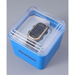 Pine Kids Free Size Digital Watch - Black & Gold
