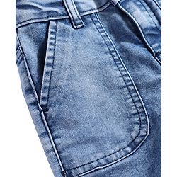 Pine Kids Denim Woven Ankle Length Washed Jeans - Blue