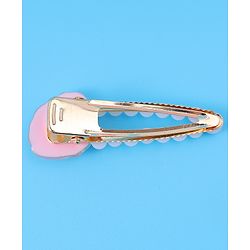Pine Kids Free Size Hair Pins & Clips with Sea Shell Applique Pack of 3 - Light Pink