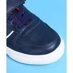 Pine Kids Casual Shoes with Velcro Closure - Navy Blue