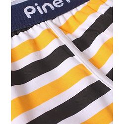 Pine Kids Cotton Knit Trunks with Stripes Pack of 3 (Color May Vary)