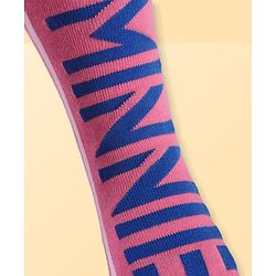 Pine Kids Disney Ankle Length Anti-Bacterial Socks With Minnie Mouse Graphics Pack Of 3 - Pink White & Light Blue