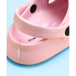 Pine Kids Clogs with Back Strap Closure - Pink ( Marble Print May Vary)