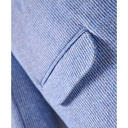 Pine Kids Knit Full Sleeves Solid Color Blazer - Light Blue