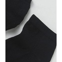 Pine Kids Knit Low Ankle Length School Socks Pack of 3 - Black