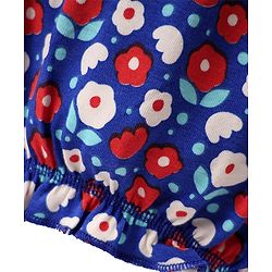 Pine Kids Cotton Elastane Knit Bloomers With Stripes & Floral Print Pack of 3 (Colour May Vary)