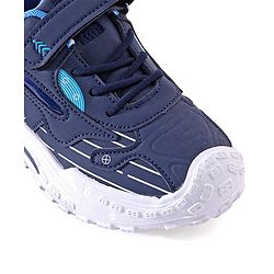 Pine Kids Sneaker Shoes With Velcro Closure & Tape Detailing - Beige