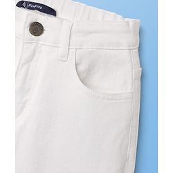 Pine Kids Denim Woven Full Length Solid Colour Jeans - Navy Blue