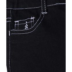 Pine Kids Denim Full Length Washed Jeans - Black