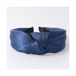 Pine Kids Free Size Hair Band with Knot Detailing - Navy Blue