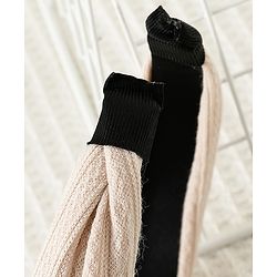 Pine Kids Hair Band Knot Detailing with Textured Design - Light Pink