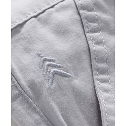 Pine Kids Cotton Elastane Woven Full Length Solid Color Trousers - Beige