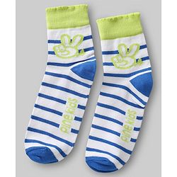 Pine Kids Knit Ankle Length Striped Socks Pack of 5 (Color May Vary)