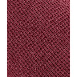 Pine Kids Cotton Knit Full Sleeves Solid Color Hooded Bath Robe - Maroon