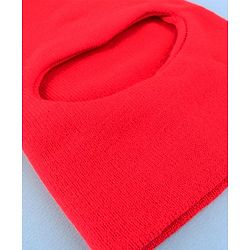 Pine Kids Solid Color Monkey Cap Red - Diameter 18.5 cm