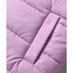 Pine Kids Woven Full Sleeves Solid Padded Jacket - Purple