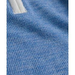 Pine Kids Knit Full Raglan Sleeves Pullover Sweater - Light Blue