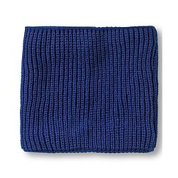 Pine Kids Knit Woollen Cap Muffler & Gloves Set With Stripes Navy Blue - Diameter 18 cm