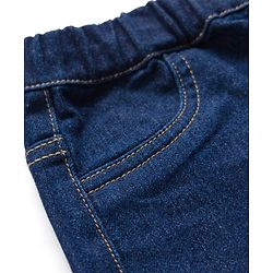 Pine Kids Denim Woven Full Length Washed Jeggings - Blue