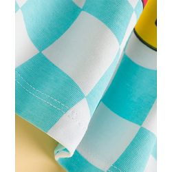 Pine Kids Disney Single Jersey Knit Full Sleeves Night Suit With Stitch Graphics - Light Blue