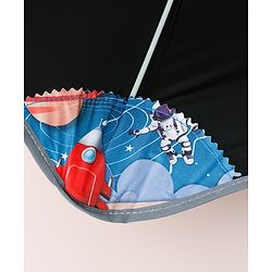 Pine Kids Free Size Space Theme Printed Umbrella - Blue