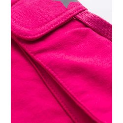 Pine Kids Knit Full Length Solid Coloured Lounge Pant With Pockets - Dark Pink
