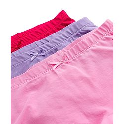 Pine Kids Cotton Elastane Knit Solid Colour Hispter Pack Of 3 (Colour May Vary)