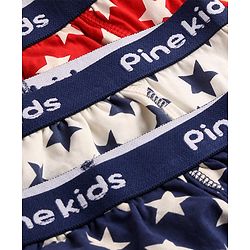 Pine Kids Cotton Elastane Knit Briefs Pack of 3 (Color May Vary)
