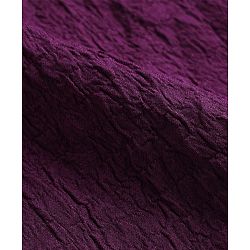 Pine Kids Woven Half Puffed Sleeves Top With Textured Design - Purple