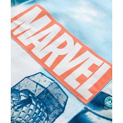 Pine Kids Marvel 100% Cotton Knit Half Sleeves Shirt With Front & Back Avengers Graphics-Multicolour