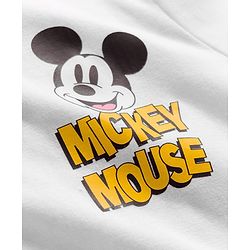 Pine Kids Disney Single Jersey Knit Half Sleeves T-Shirt With Minnie Mouse Print - White