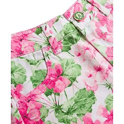 Pine Kids 100% Cotton Woven Floral Printed Shorts - Pink