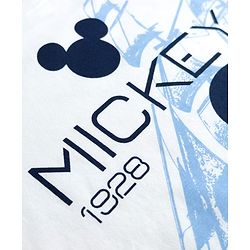 Pine Kids Disney 100% Cotton Knit Half Sleeves T-Shirt With Mickey Mouse & Friends Graphics - White