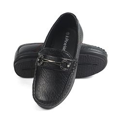 Pine Kids Slip On Loafers - Black
