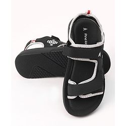 Pine Kids Velcro Closure Solid Sandals - Blue