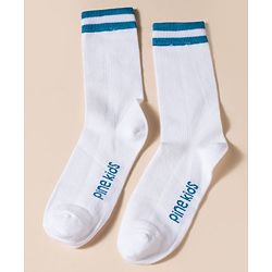 Pine Kids Cotton Knit Ankle Length Striped Socks With Star Design Pack Of 3 ( Colour May Vary )