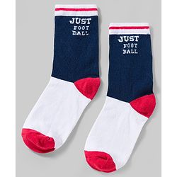 Pine Kids Cotton Knit Ankle Length Socks With Sports Theme Design Pack Of 3 ( Colour May Vary )
