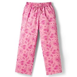 Pine Kids Cotton Knit Half Sleeves Co-Ord T-Shirt & Pyjama Night-Suit With Floral & Text Print - Pink