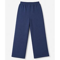 Pine Kids Knit Full Length Solid Lounge Pants Pack Of 3 - Pink Lilac & Navy Blue