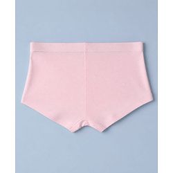 Pine Kids Cotton Mix Knit Bloomers Set With Bow Applique Pack of 3 - Red, White & Pink