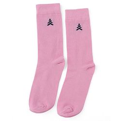 Pine Kids Cotton Knit Mid Calf Length Solid Socks Pack Of 5 - Blue Green Yellow Purple & Plum