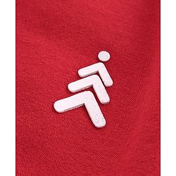 Pine Kids Full Length 100% Cotton Biowashed Solid Lounge Pants Pack Of 2 - Red Blue