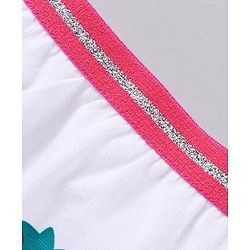 Pine Kids Anti Microbial & Bio Wash Hipster Panties Strawberry Print Pack of 3 - Rose Quartz Camella Rose White Pink
