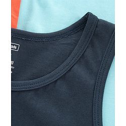 Pine Kids Sleeveless Anti Bacterial Vest Pack of 3 - Multicolor