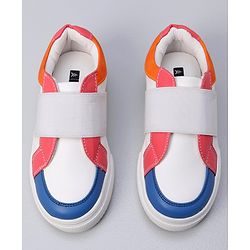 Pine Kids Casual Shoes - White Orange