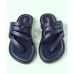 Pine Kids Party Wear Sandals - Navy