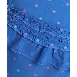 Pine Kids Sleeveless Printed Bio-Wash Top - Blue